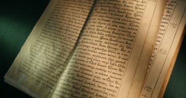 Kiev-Pecherska Lavra Eski-Slav Tarzı Gravürler Yazma Eski Kitap Paterik Kitap Sayfaları Dönüm Aziz Rahipler In Hayatından Episodes