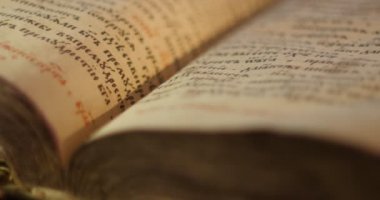 Kiev-Pecherska Lavra Eski-Slav Tarzı Gravürler Yazma Eski Kitap Paterik Kitap Sayfaları Dönüm Aziz Rahipler In Hayatından Episodes