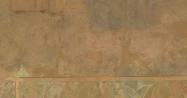 Fresques Murale des Révérends Pères de l'église Kievo-Pecherska Image de saint Antoine avec l'icône de l'Assomption de la Mère de Jésus 