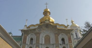 Woman is Crossing Herself Gate of The Trinity Paintings Frescoes St Anthony Icon of the Assumption of the Mother of Jesus Theodosius Pechersky Old Men