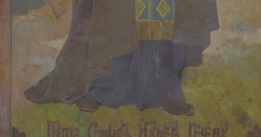 Kievo-Pecherska Lavra Resim Ortodoks Azizler Anthony Theodosius Panorama İçişleri Igumen Ortodoks Saygıdeğer Stephane Görüntü