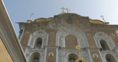 Kiev-Pechersk Lavra Frescoes Ortodoks Kutsal Babalar St Anthony Kilisesi İsa Panorana Annesi Varsayımı Ana Giriş