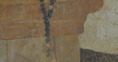 Nestor tarihçi görüntü resim Kilisesi St Anthony ve tapınak Panorama iç duvarlarında Theodosius yemekhane duvar resimleri