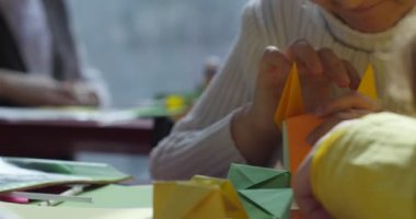 Kağıt Origami çocuklar modüler Origami birim Origami Görünümü Kapat kapalı bir araya Origami Kusudama yapma renkli kağıt Origami Yarışması yapmak