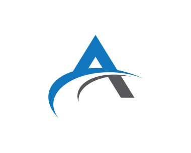 Bir harf logo vektör illüstrasyon tasarımı