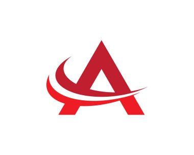 Bir harf logo vektör illüstrasyon tasarımı