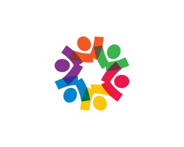 Evlat edinme ve toplumsal bakım logosu vektör resmetme tasarımı