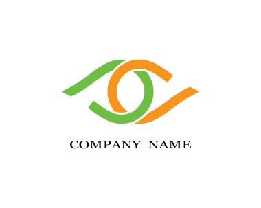 Kurumsal logo şablon vektör illüstrasyon tasarımı