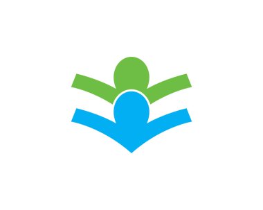 Evlat edinme ve toplumsal bakım logosu vektör resmetme tasarımı