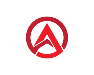 Bir harf logo vektör illüstrasyon tasarımı