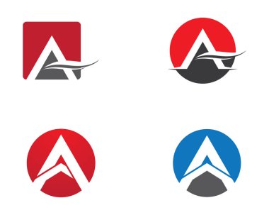 Bir harf logo vektör illüstrasyon tasarımı