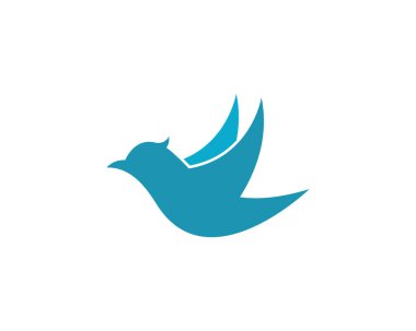 Hummingbird logo şablonu vektör resimleme tasarımı