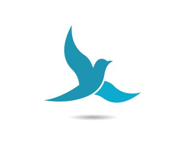 Dove Logo Şablonu vektör resimleme tasarımı