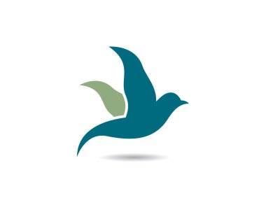 Dove Logo Şablonu vektör resimleme tasarımı