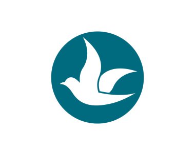 Dove Logo Şablonu vektör resimleme tasarımı