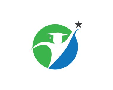 Eğitim Logosu Şablonu vektör illüstrasyon tasarımı