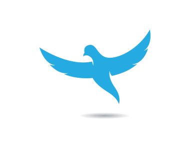 Dove Logo Şablonu vektör resimleme tasarımı