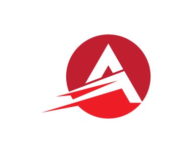 Bir harf logo vektör illüstrasyon tasarımı