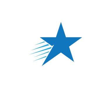 Yıldız Logosu Şablonu vektör illüstrasyon tasarımı