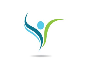 Spor logosu sembolü vektör illüstrasyon tasarımı