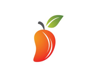 Mango logo şablon vektör illüstrasyon tasarımı