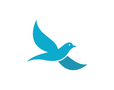 Dove Logo Şablonu vektör resimleme tasarımı