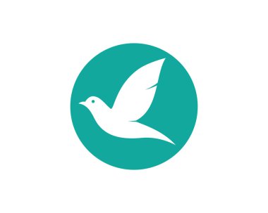 Dove Logo Şablonu vektör resimleme tasarımı