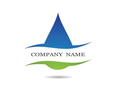 Su damlası logo şablonu vektör illüstrasyon tasarımı