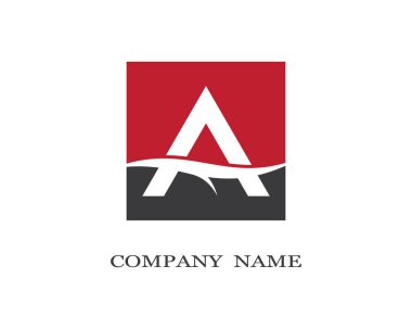 Bir harf logo vektör illüstrasyon tasarımı