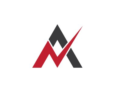 Bir harf logo vektör illüstrasyon tasarımı