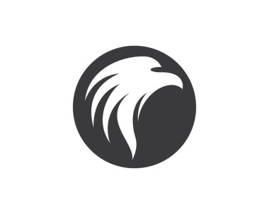 Kartal logo şablon vektör simgesi