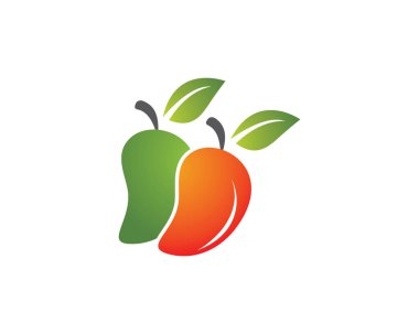 Mango logo şablon vektör illüstrasyon tasarımı