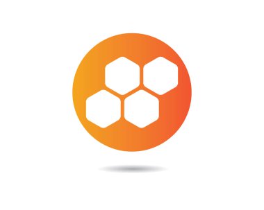 Bal logosu şablon vektör illüstrasyon tasarımı