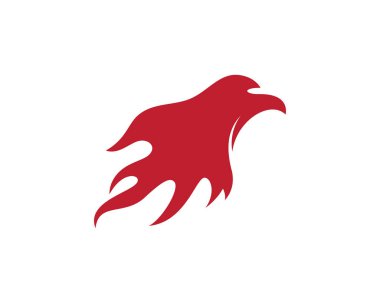 Kartal logo şablon vektör simgesi
