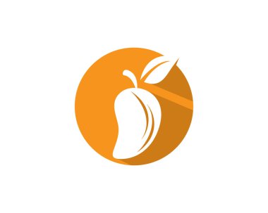 Mango logo şablon vektör illüstrasyon tasarımı