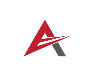 Bir harf logo vektör illüstrasyon tasarımı