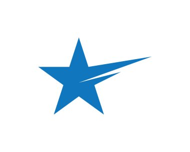 Yıldız Logosu Şablonu vektör illüstrasyon tasarımı
