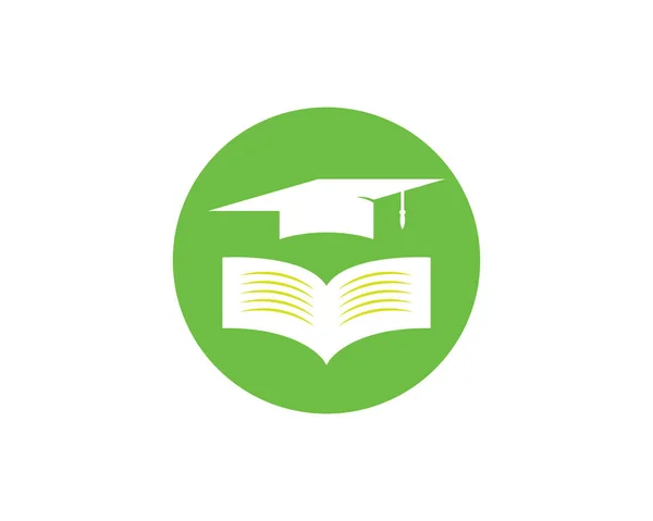 Educazione Logo Modello Icona Vettoriale Illustrazione Design — Vettoriale Stock