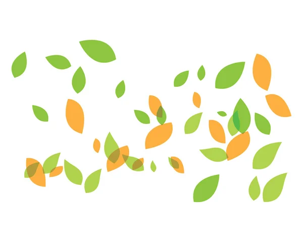 Green Leaf Background Vector Icon Illustration Design — Stock Vector