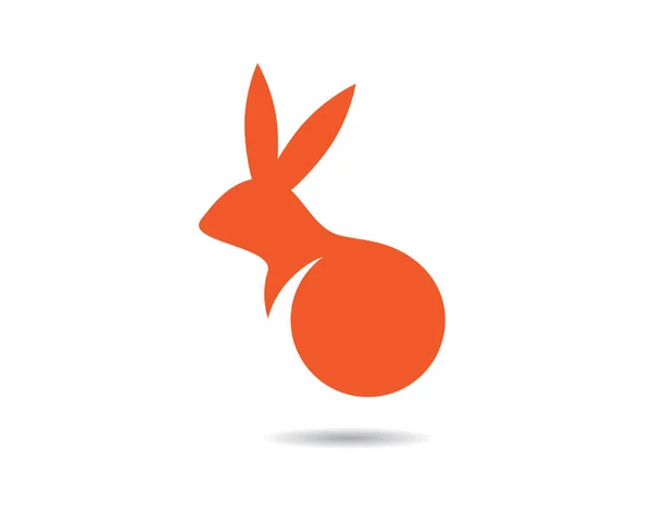 兔子标志模板矢量图标设计 — 图库矢量图片
