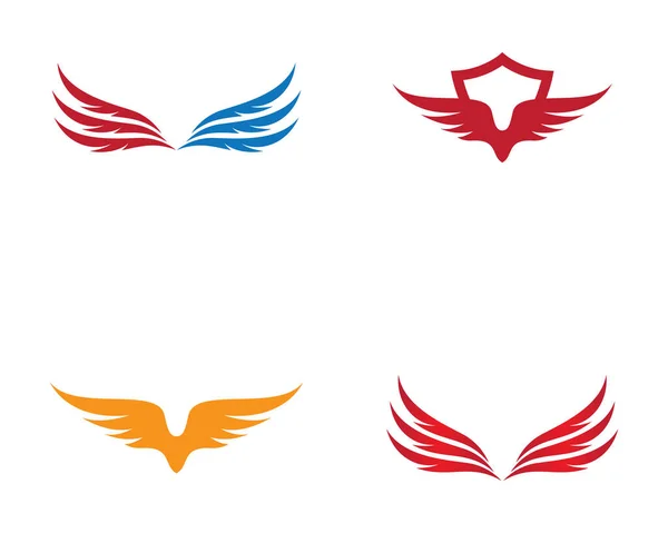 Дизайн Ілюстрації Шаблону Логотипу Крила — стоковий вектор