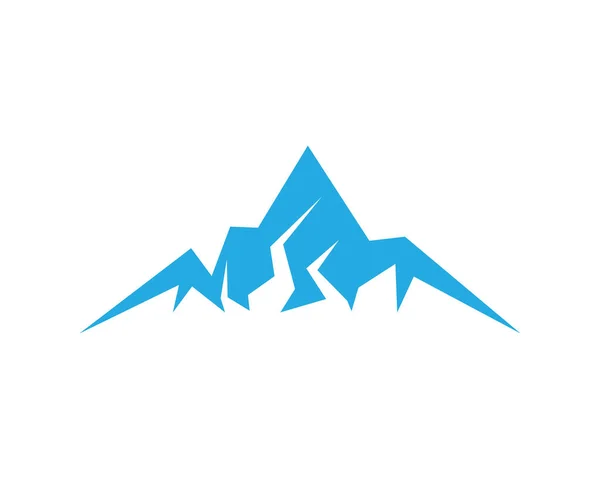 Mountain Logo Template Vector Pictogram Illustratie Ontwerp — Stockvector