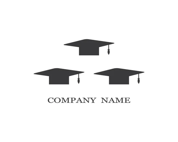 Educação Logotipo Modelo Vetor Ícone Ilustração Design — Vetor de Stock