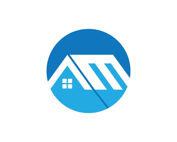 Immobilier Logo Modèle Vectoriel Icône Illustration Design — Image vectorielle