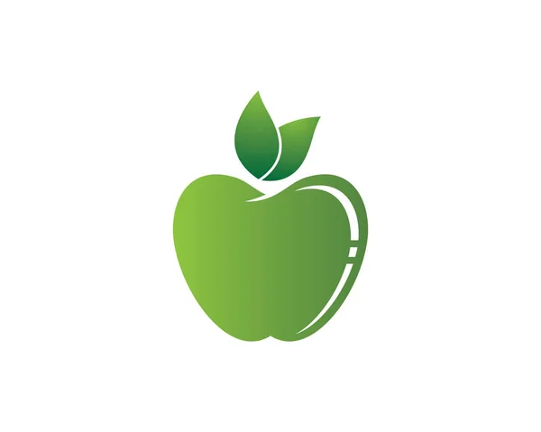 Modèle Logo Apple Icône Vectorielle Illustration Design — Image vectorielle