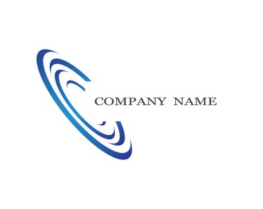 Çember logo şablonu vektör resimleme tasarımı