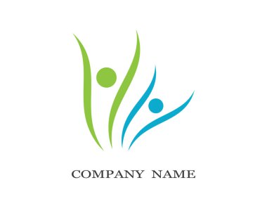 Evlat edinme ve toplumsal bakım logosu vektör resmetme tasarımı