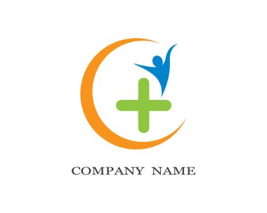 Tıbbi Logo şablon vektör illüstrasyon tasarımı