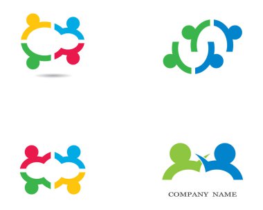 Evlat edinme ve toplumsal bakım logosu vektör resmetme tasarımı