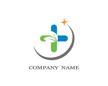 Tıbbi Logo şablon vektör illüstrasyon tasarımı